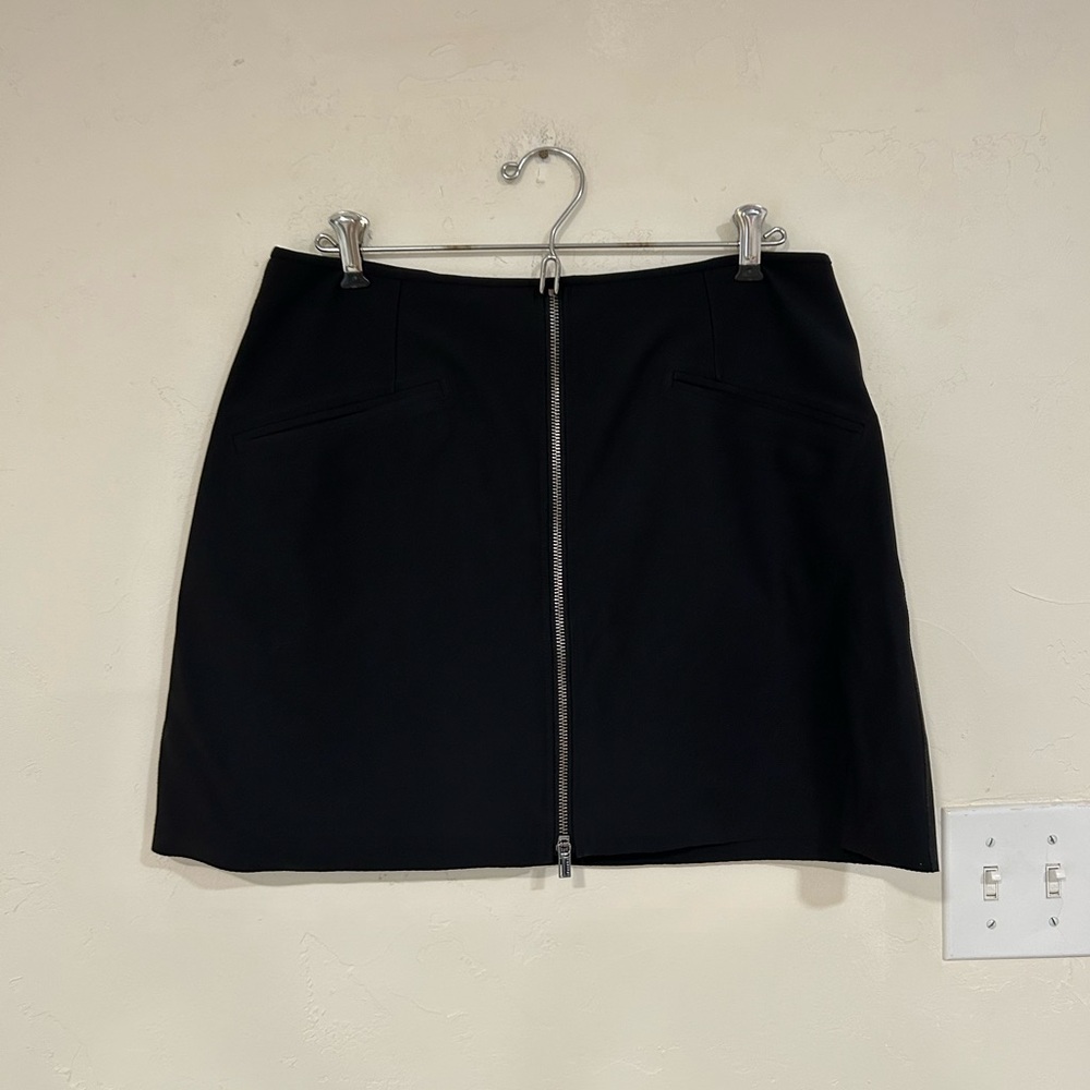 Athleta Black Stellar Full Zip Skort Skirt Women's Size M